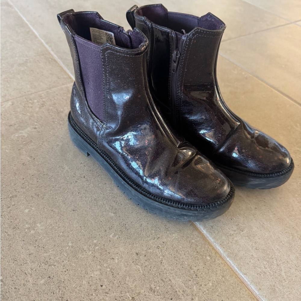 Girls Glitter Toms Boots